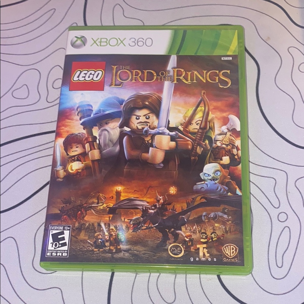 LEGO The Lord of the Rings Xbox 360 Game - Green Case